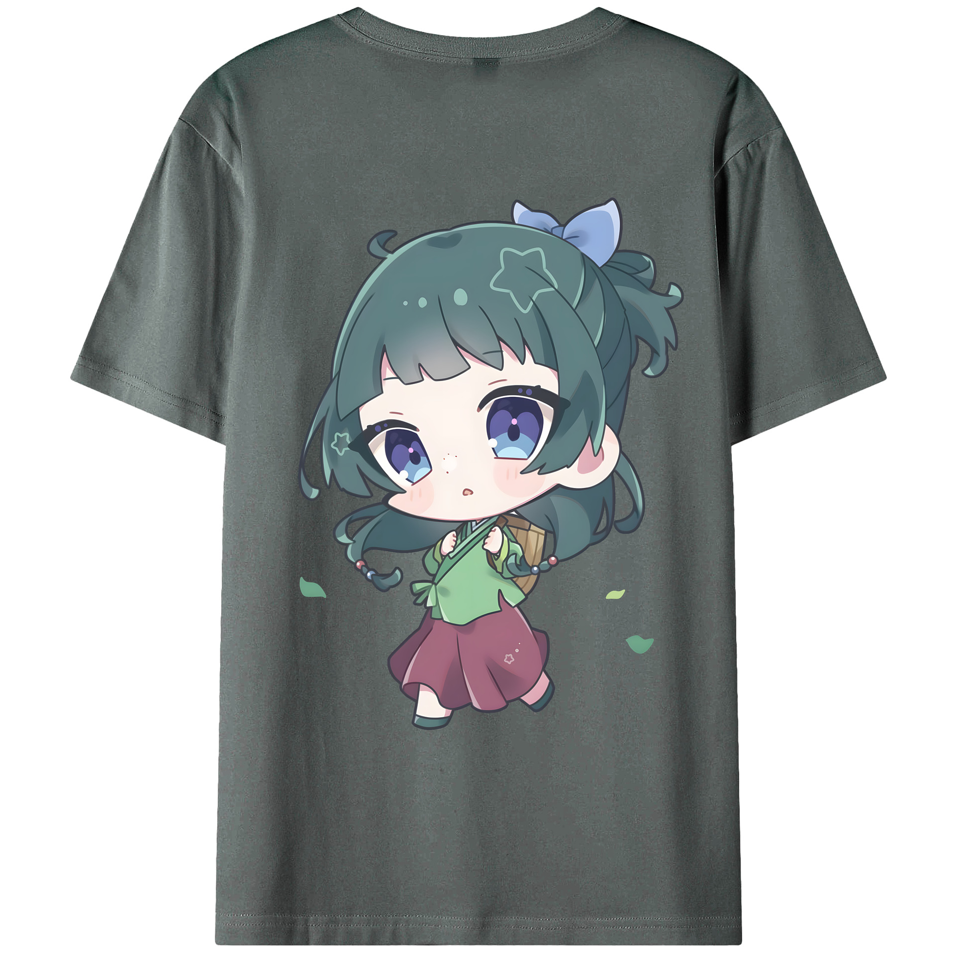 （画像用） 薬屋のひとりごと The Apothecary Diaries 綿100％ メンズ半袖Tシャツ（バックプリント） 通気性